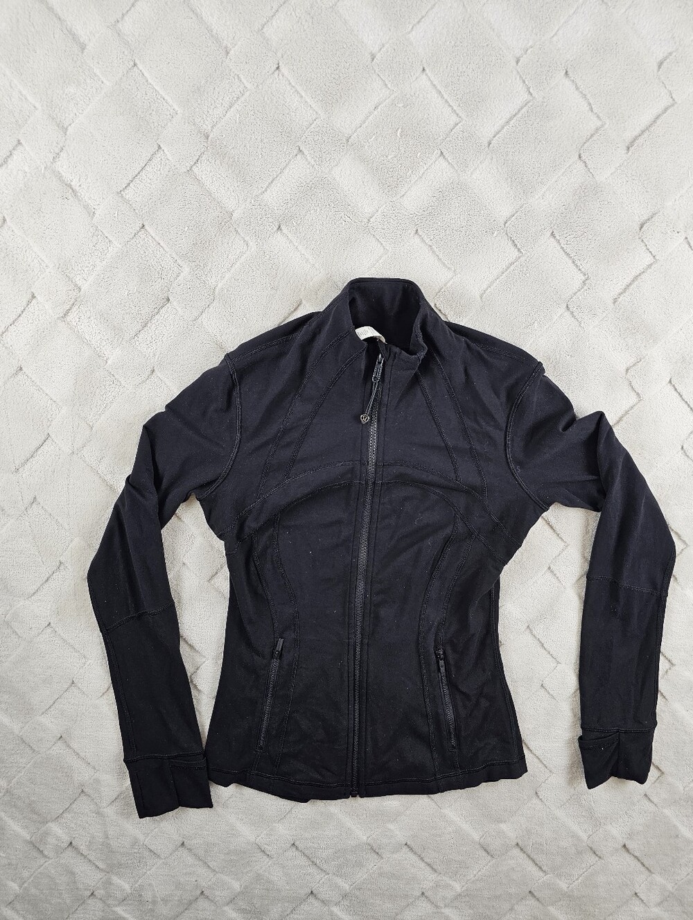 Lululemon Define Jacket Womens 6 Black Full Zip Gym Yoga